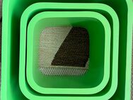 Würfelregal Set , 3 Stück , grün, 3 Stück , 41x41x20 cm, 31 x31x 20 cm, 26x26x20 cm - Dortmund Westerfilde