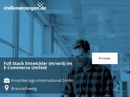 Full Stack Entwickler (m/w/d) im E-Commerce Umfeld - Braunschweig