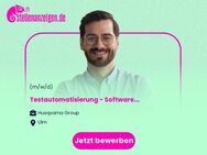 Testautomatisierung - Softwareentwicklung (m/w/x) - Ulm