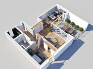 Neubau 2,5 Zi.-Penthouse-Wohnung mit Dachterrasse - Stadtquartier "Am Weinberg" - Ulm