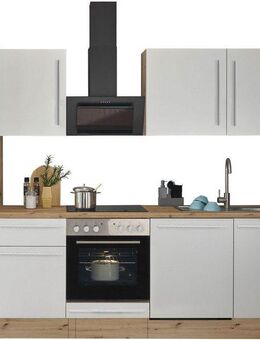 KOCHSTATION Küchenzeile Florida, Breite 250 cm, wahlweise mit E-Geräten,Softclose für Türen/Schubkästen