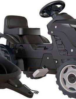 Smoby Trettraktor Farmer XLS schwarz+, mit Anhänger, Made in Europe