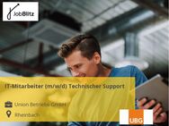 IT-Mitarbeiter (m/w/d) Technischer Support - Rheinbach