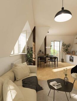 seltene Gelegenheit!- ruhige 2-Zimmer Dachgeschosswohnung mit Balkon im Preußischen Viertel - Dresden