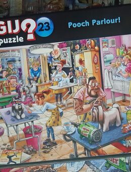Jumbo Wasgij Mystery Puzzle Hundesalon "Pooch Parlour", 1000 Teile - Düsseldorf