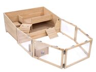 TIAKI Indoor-Gehege für Meerschweinchen - L 116 x B 193 x H 50 cm (2 Pakete*)