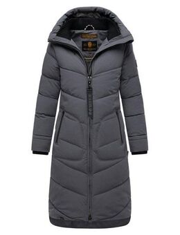 Marikoo Winterjacke Benikoo langer Winter Mantel gesteppt