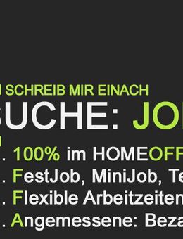 Minijobber im Homeoffice (Datenpflege / Chat- & Mail-Support) Max 15h/Woche. - Berlin Mitte