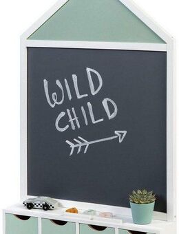 MUSTERKIND® Wandtafel Juncus, weiß/mint