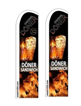 Döner-Beachflag-Werbung-Fahne - Troisdorf