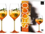 Eisch Aperitifglas Secco Flavoured Spritz Orange, Kristallglas, Bleifrei, 2-teilig