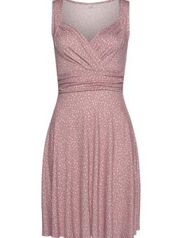 Vivance Jerseykleid mit Alloverdruck in Wickeloptik, Sommerkleid, Strandkleid