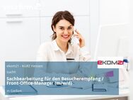 Sachbearbeitung für den Besucherempfang / Front-Office-Manager (m/w/d) - Gießen