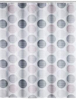 WENKO Duschvorhang Pastell Dots Breite 180 cm, Höhe 200 cm, mit Punkte-Muster