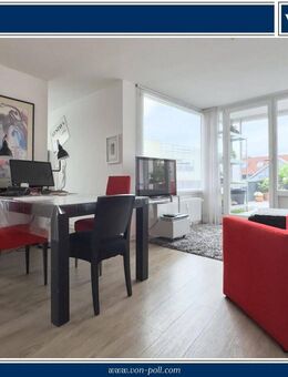 Voll möblierte 2-Zimmer-Wohnung mit Dachterrasse in der Innenstadt - Oldenburg
