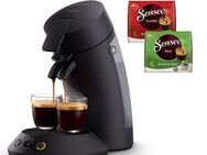 Philips Senseo Kaffeepadmaschine Original Plus CSA210/60, mit zwei Kaffee-Einstellungen, aus 28% rec. Plastik, inkl. Gratis-Zugabe (Wert 5 € UVP)