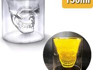 Kreatives 3D Whiskeyglas Schädel Whiskyglas Totenkopf Skelettkopf Form 150ml Alkoholglas Transparent  12,90 €* - Villingen-Schwenningen