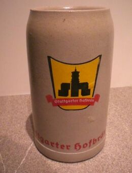 Stuttgarter Hofbräu Maßkrug Bierseidel 1 l Bierkrug Seidel Krug Keramik Vintage 7,- - Flensburg