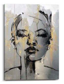 Reinders! Leinwandbild Goldenes Gesicht