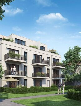 Galerie-Chic: Wohnung mit sonniger Terrasse, Loft-Feeling mit offenem, lichtdurchflutetem Wohnraum - Offenbach (Main)