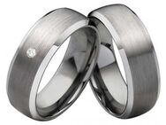 Partnerringe Wolframringe PW110 mit Zirkonia - Aholming