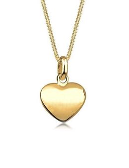 Elli Kette mit Anhänger Herz Filigran Klassisch 925 Silber