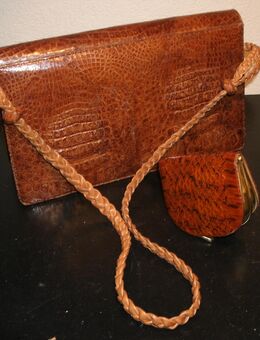 Handtasche mit Geldbörse Kroko - Frankfurt (Main)