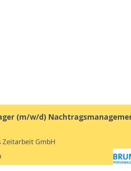 Claim Manager (w/m/d) Nachtragsmanagement - München