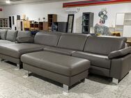 Ledersofa Ledercouch mit Relaxfunktion Lederecksofa Wohnlandschaf - Beelen