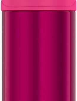 THERMOS Isolierflasche FUNTAINER STRAW BOTTLE, doppelwandiger Edelstahl, spülmaschinenfest, 0,35l, mit Silikonstrohalm, absolut dicht
