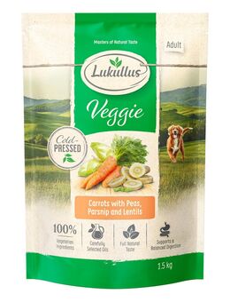 Lukullus Kaltgepresst Veggie - Sparpaket: 4 x 1,5 kg: neue Rezeptur