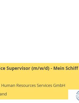 Junior Service Supervisor (w/m/d) - Mein Schiff Flotte - Berlin Mitte