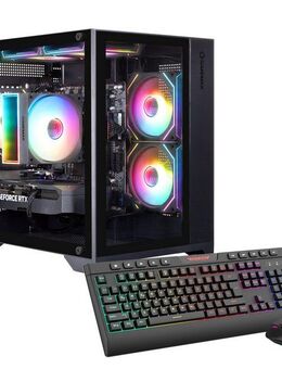 GAMEMAX Infinity Mini BK 7479 Gaming-PC (AMD Ryzen 5 7500F, GeForce RTX 5060 Ti, 32 GB RAM, 1000 GB SSD, Luftkühlung aktiv, Windows 11, DDR5 RAM)