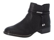 Rieker Cowboy Stiefelette, Westernstiefelette, Stiefelette mit Zierbänder, schmale Form