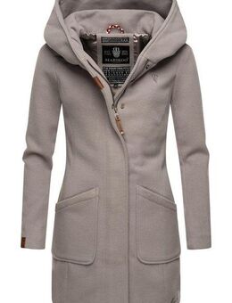 Marikoo Wintermantel Maikoo hochwertiger Mantel in Wollmantel-Optik mit großer Kapuze