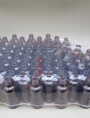 Braunglasflaschen 76Stk 50ml rund Schraubflasche Braunglas ohne Verschluss in 64372