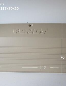 Fendt Gaskastendeckel ca 117 x 70 x 20 (Lagerware -> Neuware mit Lagerspuren) - Bugfrontdeckel / Bugklappe / Gasklappe / Flaschenkastendeckel / Flaschenkastenabdeckung - Schotten Zentrum