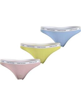 Tommy Hilfiger Underwear Slip 3 PACK THONG (EXT SIZES) (Packung, 3er) mit Tommy Hilfiger Logobund