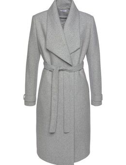 LASCANA Langmantel mit Bindegürtel und Taschen, eleganter Damenmantel