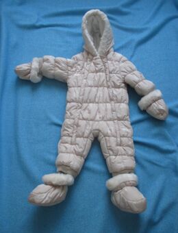 NEU * Baby * BOY oder auch GIRL * Unisex * wattierter * Ski * Schnee * Anzug * Schneeanzug * Overall * Einteiler * Jumpsuit "Mayoral" Gr. 68- 74 * cremè- beige - ercù * - Riedlingen