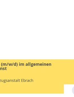 Ausbildung (m/w/d) im allgemeinen Vollzugsdienst - Ebrach