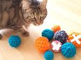 Spielball für Katze oder Hund, Jonglierball, Handarbeit in 56072