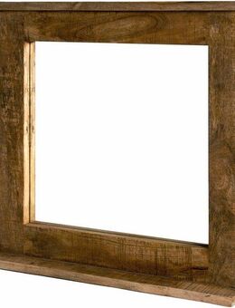 SIT Spiegel Frigo, Mangoholz im Antik-Look, mit Ablage, Shabby Chic, Vintage