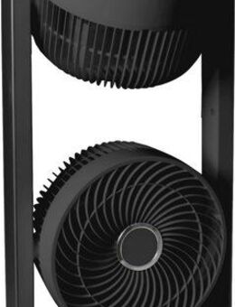 Sonnenkönig Standventilator Vind 2 schwarz, 7h Timer, 728m3/h, 3 Geschwindigkeitsmodi, 3 Ventilationsstufen, Touch-Funktion, Oszillation
