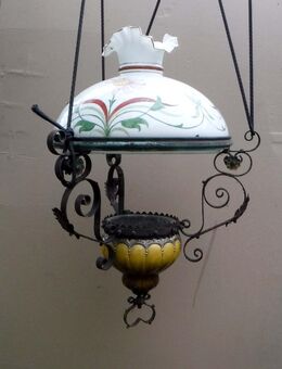 antike Hängelampe, Blumenampel, um 1900, Jugendstil - Dresden
