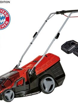 Einhell Akkurasenmäher GE-CM 36/36 Li Kit - FC Bayern München, 36 cm Schnittbreite, (Set), mit 2 Akkus 18V/4,0Ah und 2 Ladegeräte