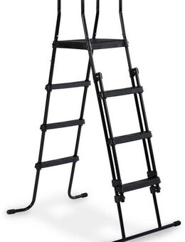 EXIT Poolleiter für Rahmenhöhen 108-122 cm, schwarz, mit Anti-Rutsch-Sprossen