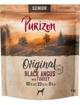 1 kg Purizon zum Probierpreis! - Senior Black Angus mit Truthahn