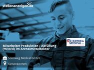 Mitarbeiter Produktion / Abfüllung (m/w/d) im Arzneimittelsektor - Gelsenkirchen
