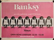 Grosses Banksy Ausstellungs Plakat Moco Laugh now Amsterdam Rar! - Köln